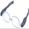 Folding Reading Glasses PODREADER FINE Zebra Print +2.50 D view 1