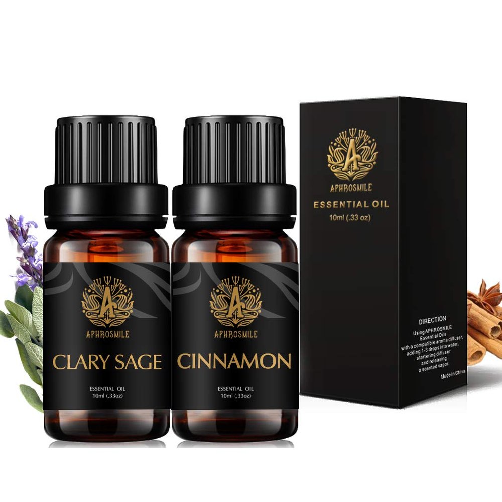 Aphrosmile 2 x 10 ml Essential Oil Set for Diffusers