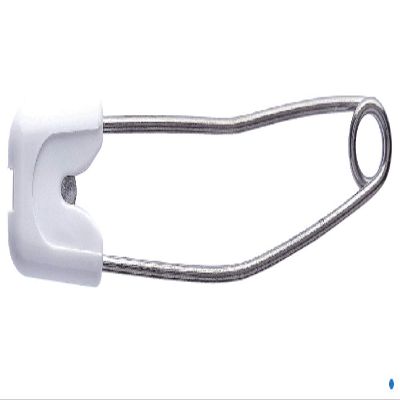 Diaper Pins with Plastic Locking Clasp, White, 144 pcs