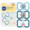 MAM Air Night and Day Pacifiers (1 Night and 2 Day Pacifiers), MAM Sensitive Skin Pacifier 6+ Months, Best Pacifier for Breastfed Babies, Glow-in-the-Dark Pacifier, for Boys view 1