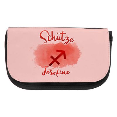 Makeup Bag with Name Josefine and Sagittarius Motif