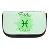 Cosmetic Bag with the Name Saskia and Pisces Zodiac Design view 1