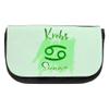 Personalized Sienna Makeup Bag with Cancer Zodiac Motif view 1