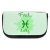 Cosmetic Bag with Name Lilly and Pisces Zodiac Motif | Makeup Bag | Many Names Available view 1