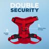 Voyager Step-in Lock Cat Harness and Reflective Cat Leash with Neoprene Handle by Best Pet Supplies, Red, XXXS, 1.5 m view 2
