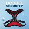 Best Pet Supplies Voyager Step-In Lock Pet Harness - All-Weather Mesh, Adjustable for Cats and Dogs - Red/Black Trim, L view 2