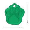 ENGRAVO Dog Tag with Engraving in Green 33mm view 4