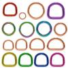 Ganzoo Steel D-Ring Set, Pink view 3