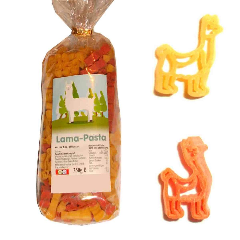 Llama Pasta 250 g, Durum Wheat Semolina // Alpaca Pasta
