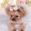 ADIASEN Glitter Butterfly Hair Clip with Pearls for Pets, 3 Pieces view 2