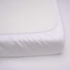 PEKITAS 2-Pack Fitted Crib Sheets, 100% Cotton, 50 x 80 cm, White view 2