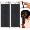 Soul Projekt Black Hair Ties for Women and Girls, 50-Pack, 8 mm, No Pulling view 1