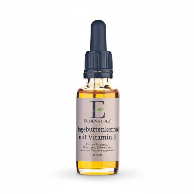 Organic Rosehip Seed Oil Facial Oil with Vitamin E, 30 ml