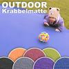 Wunschkind Outdoor Crawling Mat | Made in Germany | Non-Slip | 180 x 450 cm, Purple view 1
