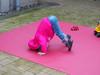 Wunschkind Outdoor Crawling Mat | Made in Germany | Non-Slip | 180 x 450 cm, Purple view 3