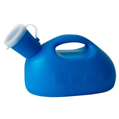 Men's Urinal Bottle, 2,000 mL, with Lid, Portable