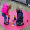 Sanosoft Wunschkind Outdoor Crawling Mat | Non-Slip | Made in Germany | OEKO-TEX Standard 100 | 240 x 1000 cm | Blue view 4