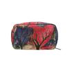 MONTOJ Heart-Shaped Cosmetic Bag with Tree Pattern and Zipper view 1