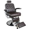 Activeshp Imperial Barber Chair, Brown, 360° Rotating, Hydraulic Height Adjustment view 1