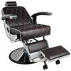 Activeshp Imperial Barber Chair, Brown, 360° Rotating, Hydraulic Height Adjustment view 4