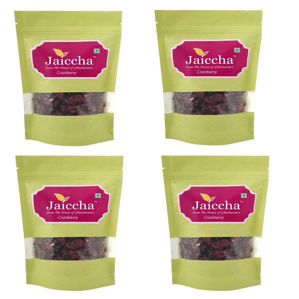 Jaiccha Ghasitaram Dehydrated Dried Cranberries, 800 g, Green Paper Pouch