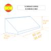 PEKITAS Foam Bed Rail, Fall Protection for Babies and Children, 90 cm, 2-Pack, White view 4