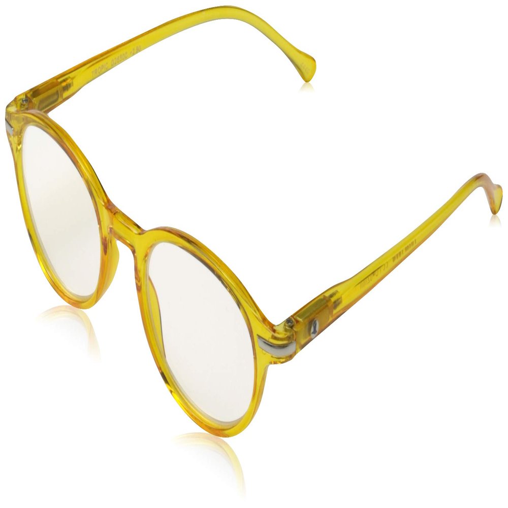 I Need You TROPIC G26500 Reading Glasses, Yellow, +2.5 Diopters