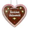 XXL Gingerbread Heart with “Congratulations” Message, 50 cm view 1