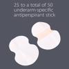 Yosoo Health Gear Disposable Underarm Sweat Pads (100 Count), Invisible Pads for Hyperhidrosis, with Textile Adhesive view 4
