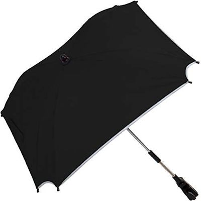 Fillikid XL Stroller and Buggy Parasol, UV Protection 50, Waterproof, Black