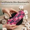 Natissy Organic Cotton Pantyliners for Women, Washable, Soft, Breathable, Skin-Friendly and Reusable, 7-Piece Thong Set, Made in the EU view 2