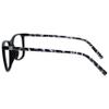 OPULIZE Arc Reading Glasses, 3-Pack, Stylish Slim Rectangular Frames, Patterned Temples, Spring Hinges, Scratch-Resistant, Black/Brown/Blue, Men’s & Women’s, +3.50 view 3