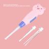 LED Earwax Removal Kit with Scoop and Tweezers, Pink Cat view 4