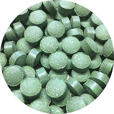Lentil Tablets 8mm 10% Spirulina Fish Food (250ml)