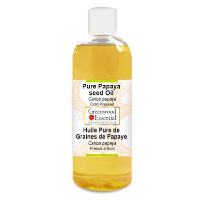 Greenwood Essential Pure Natural Papaya Seed Oil (Carica papaya), Cold-Pressed, 200 ml (6.76 oz)