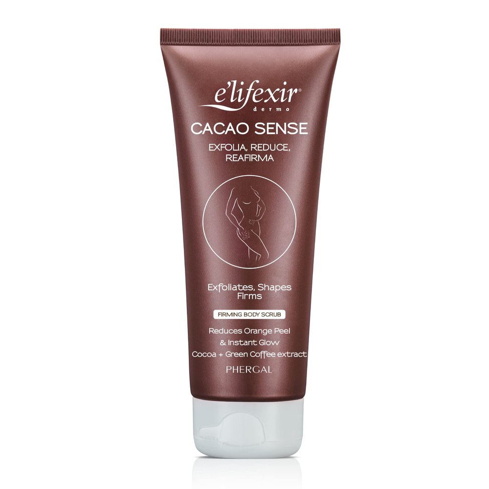 Elifexir Cacao Sense Firming and Reducing Body Scrub, 200 ml