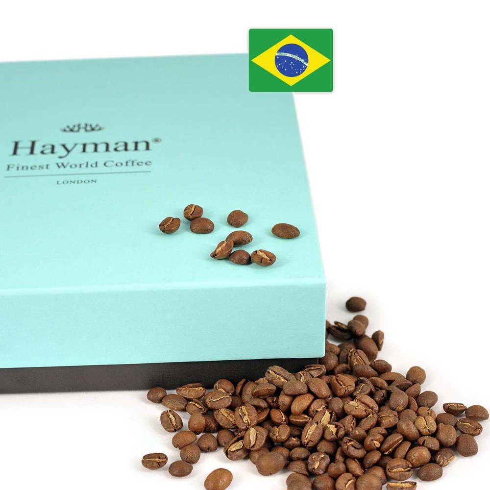 Hayman Fazenda Sao Paulo Coffee from Brazil, Roasted Beans, 454 g