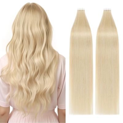 TESS Tape-In Extensions Remy Human Hair Blonde #0613, 50 cm, 40 Pieces, 100 g