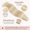 TESS Tape-In Extensions Remy Human Hair Blonde #0613, 50 cm, 40 Pieces, 100 g view 2