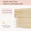 TESS Tape-In Extensions Remy Human Hair Blonde #0613, 50 cm, 40 Pieces, 100 g view 4