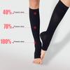 De feuilles Women's Compression Socks, Class 1, Black, Size S view 3