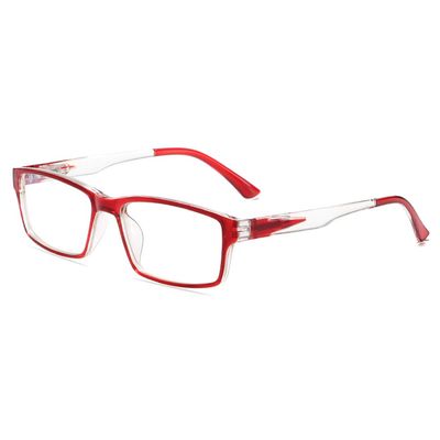 GEMSeven Square-Frame Myopia Glasses with Gradient Temples