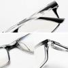 GEMSeven Square-Frame Myopia Glasses with Gradient Temples view 3