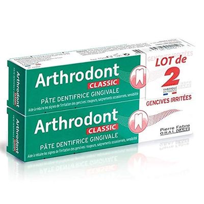 PIERRE FABRE Arthrodont Classic for Irritated Gums, 2 x 75 ml (2)