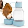 asobu Dog Bowl Lite 1.5 L Water Bottle with Integrated Dog Bowl, Light Blue view 1