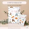 Cozy Racoon Child Health Booklet and Vaccination Record Cover | 3-Piece Set | High-Quality Cover for Your Child’s Health Examination Booklet and Vaccination Record | Woodland Animals Design (No Personalization) view 2