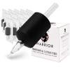 WARRIOR Disposable Tattoo Grip Tubes, Soft Rubber, Non-Slip, 30 mm Diamond Shader, 15-Pack (1.2/11D) view 1