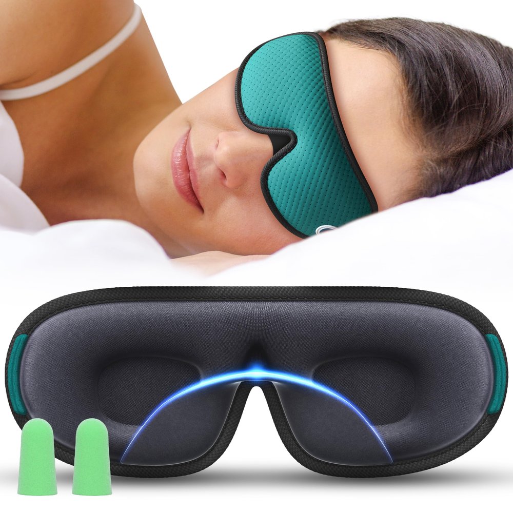 Medi Grade 3D Memory Foam Sleep Mask with Complete Blackout
