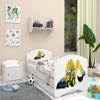 Happy Babies Reversible Toddler Bed with Drawer, Excavator Design 32, 190 x 90 cm view 2