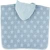 LALALO Sterntaler Emmi Personalized Hooded Bath Poncho for Babies and Children, Blue Donkey view 4